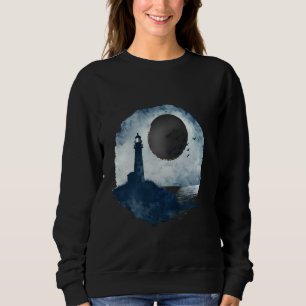 Sweatshirt Phare Voile Plage de mer Bateau Maison de bord de 