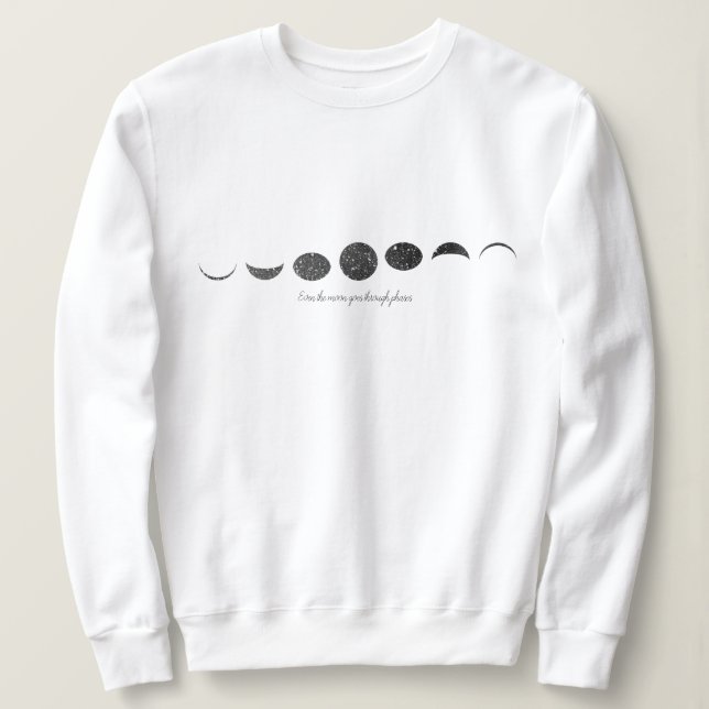 Sweatshirt Phase lunaire (Design devant)