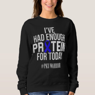 Sweatshirt Phenylcétonuria Pku Strong Warrior Protein Award