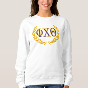Sweatshirt Phi Chi Theta Grecques avec Couronne