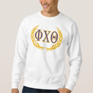 Sweatshirt Phi Chi Theta Grecques avec Couronne