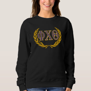 Sweatshirt Phi Chi Theta Grecques avec Couronne