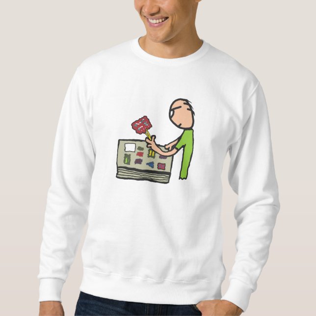 Sweatshirt Philatélie Collection de timbres (Devant)