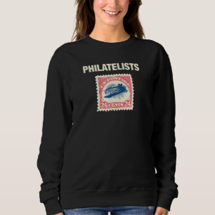 Sweatshirt Philatélistes Timbres Jenny Inversée Rare Timbre P