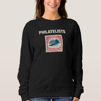 Sweatshirt Philatélistes Timbres Jenny Inversée Rare Timbre P
