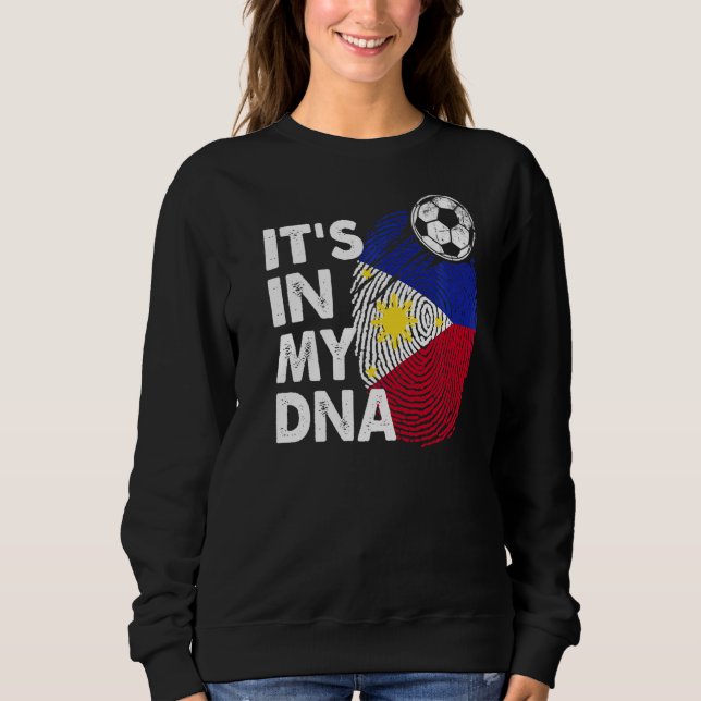 Sweatshirt Philippines Dans Mon Dna Philippine Flag Team Phil (Devant)