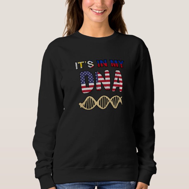 Sweatshirt Philippines Fier Filipin Fille Drapeau Amérique F (Devant)