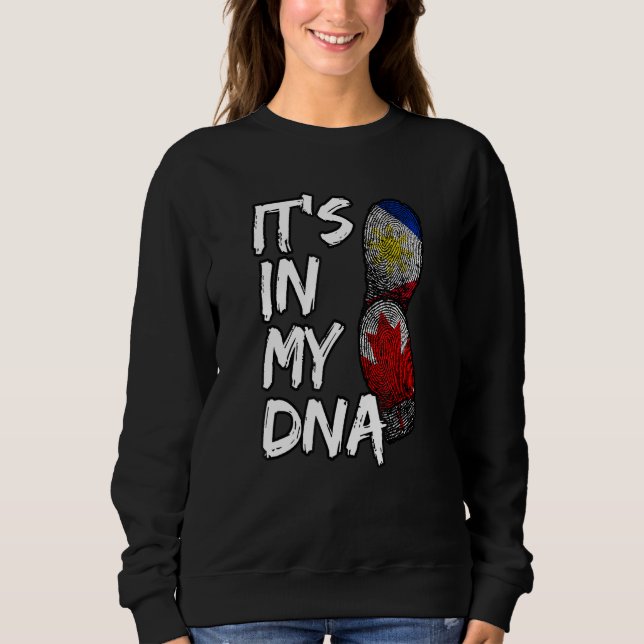 Sweatshirt Philippines Fier Filipin Fille Drapeau Canada Fi (Devant)
