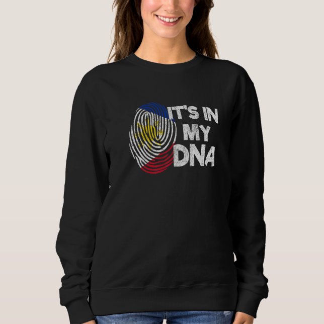 Sweatshirt Philippines Fier Philippin Filipina Il Est Dans Mo (Devant)