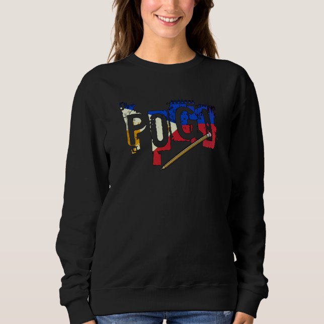 Sweatshirt Philippines Filipino Pinoy Pogi Handsome Vintage C (Devant)