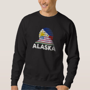 Sweatshirt Philippines Philippin Alaska glace drapeau américa