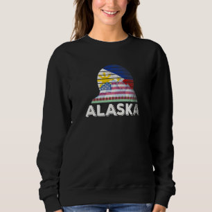 Sweatshirt Philippines Philippin Alaska glace drapeau américa