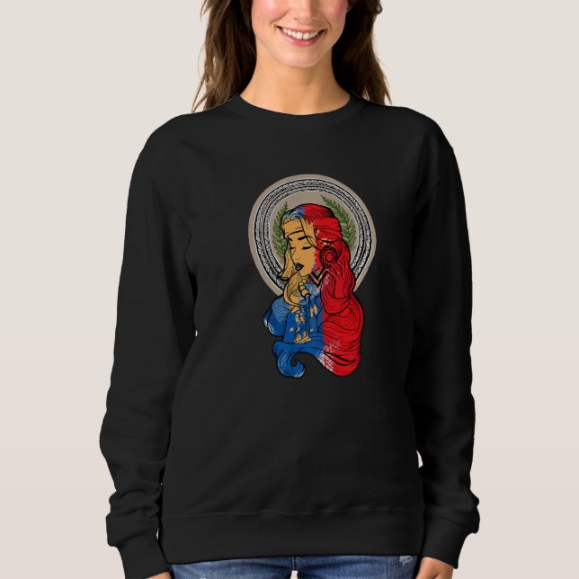 Sweatshirt Philippines Pinay Filipina Pride Strong Proud Woma (Devant)