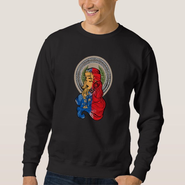 Sweatshirt Philippines Pinay Filipina Pride Strong Proud Woma (Devant)