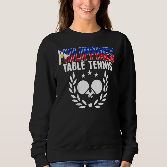 Sweatshirt Philippines Ping Pong   Support Philippine Table T (Devant)