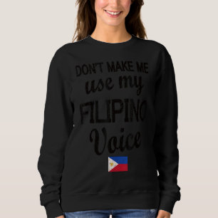 Sweatshirt Philippines - Voix philippine - drapeau - racines