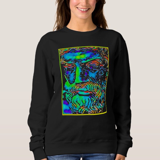 Sweatshirt Philosophe grec Epicurus (Devant)