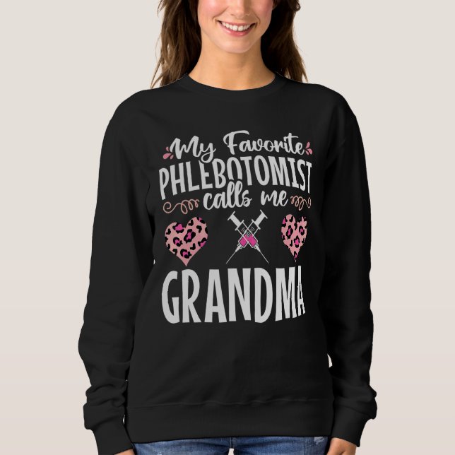 Sweatshirt Phlebotomie Tech Favori Phlebotomiste Me Appelle M (Devant)