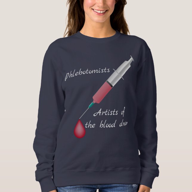 Sweatshirt Phlebotomiste (Devant)