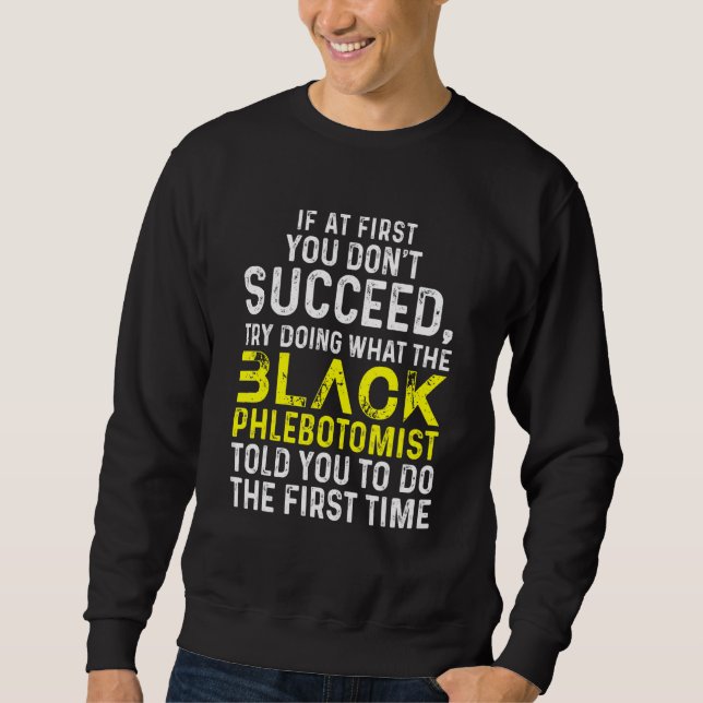 Sweatshirt Phlebotomiste Phlebotomie Technicien 14 (Devant)