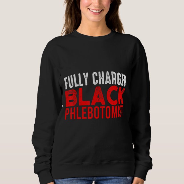 Sweatshirt Phlebotomiste Phlebotomie Technicien 20 (Devant)