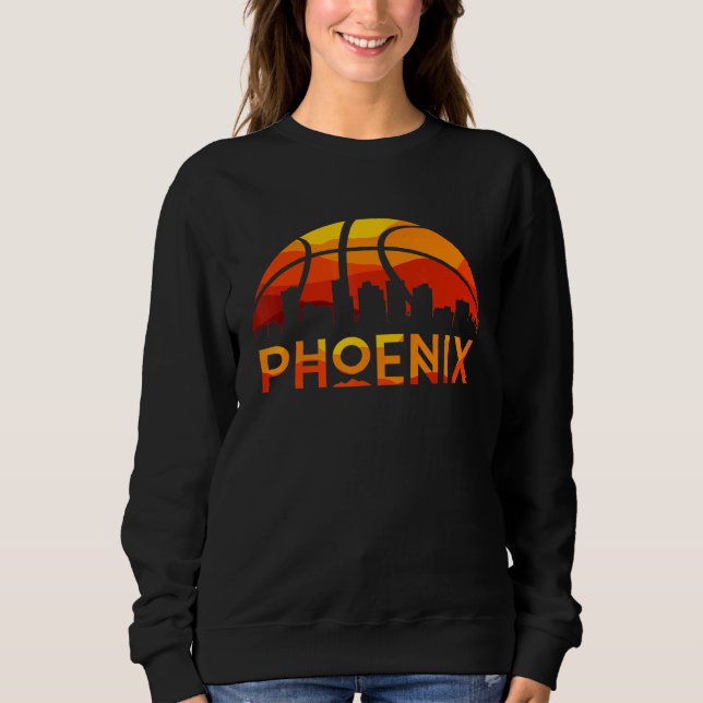 Sweatshirt Phoenix Basketball Tee B-Ball Arizona City Sunset (Devant)