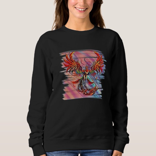 Sweatshirt Phoenix Des Cendres Feu Oiseau Mythique Phoenix (Devant)