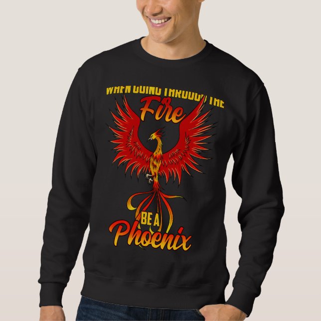 Sweatshirt Phoenix Fire Bird Mythologie Renaissance Inspirati (Devant)