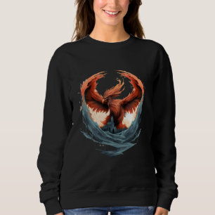 Sweatshirt Phoenix Oiseau de feu renaître Mythique Oiseau Rej