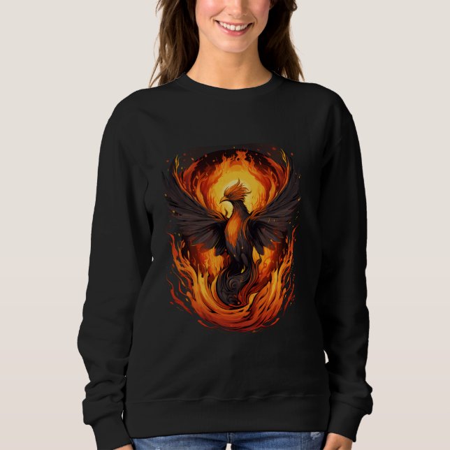 Sweatshirt Phoenix Rising Rerajeunissement Feu Phoenix Bird M (Devant)