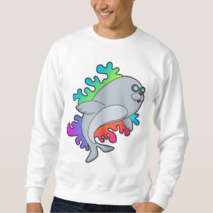 Sweatshirt Phoque aux Lunettes