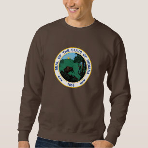 Sweatshirt Phoque de l'Indiana, phoque d'état américain