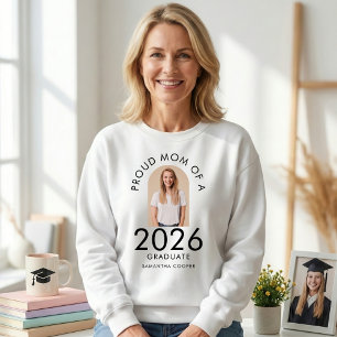 Sweatshirt Photo d'arche Mère fière de la promotion 2026