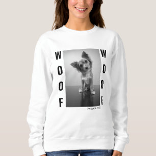 Sweatshirt Photo de Chien cool Femmes personnalisées