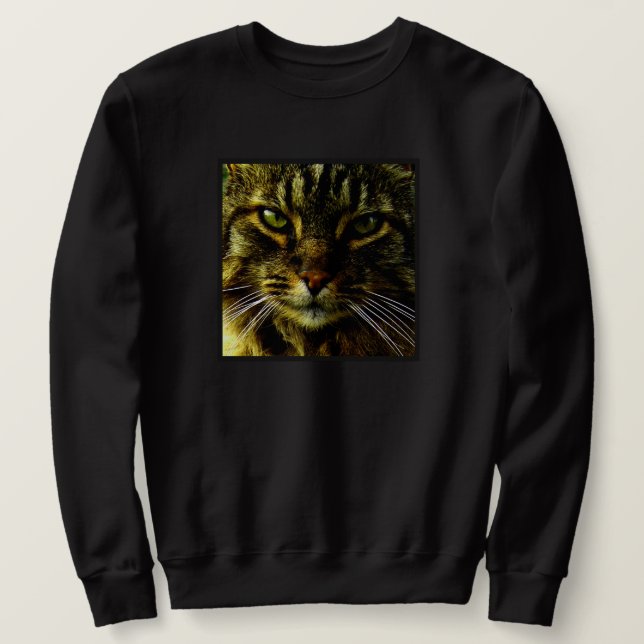 Sweatshirt Photo d'hypnotiseur de chats (Design devant)