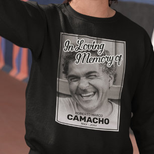 Sweatshirt Photo En Mémoire Amoureuse Funérailles
