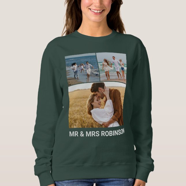 Sweatshirt Photo et nom personnalisés de l'université Femmes  (Devant)