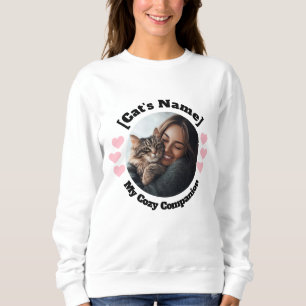 Sweatshirt Photo et nom personnalisés pour les Amoureux de le
