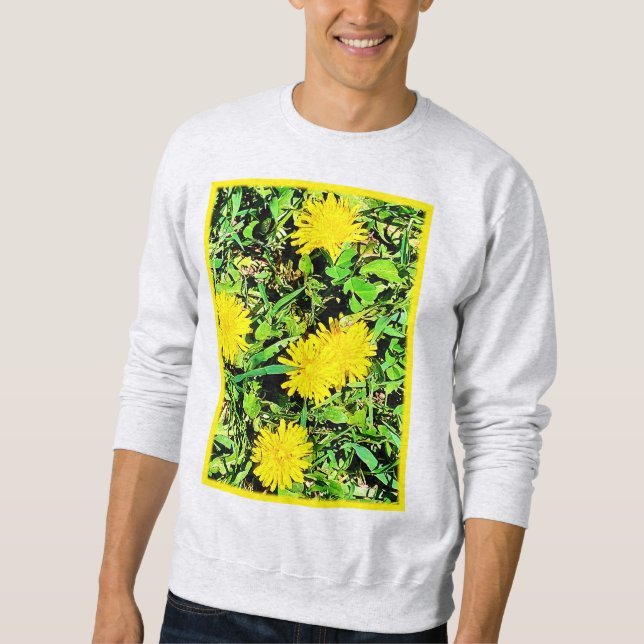 Sweatshirt Photo Mountain Dandelions. Commandez dès maintenan (Devant)