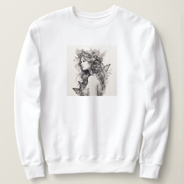 Sweatshirt Photo personnalisée Ajouter votre propre création (Design devant)