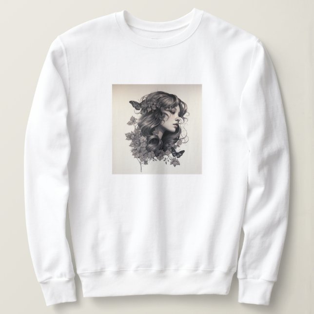 Sweatshirt Photo personnalisée (Ajouter votre propre photo et (Design devant)