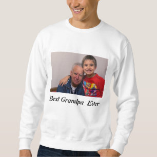 Sweatshirt Photo personnalisée du meilleur grand père