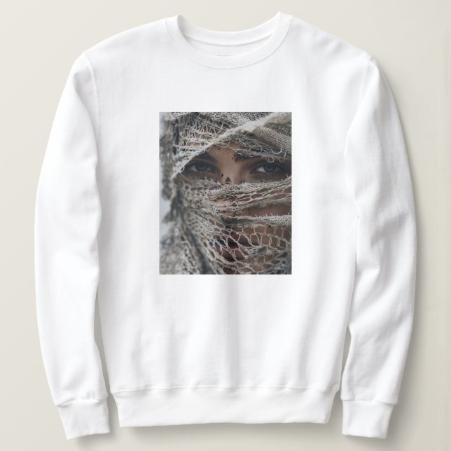 Sweatshirt Photo sur mesure Modern Maman's Day Cadeau (Design devant)