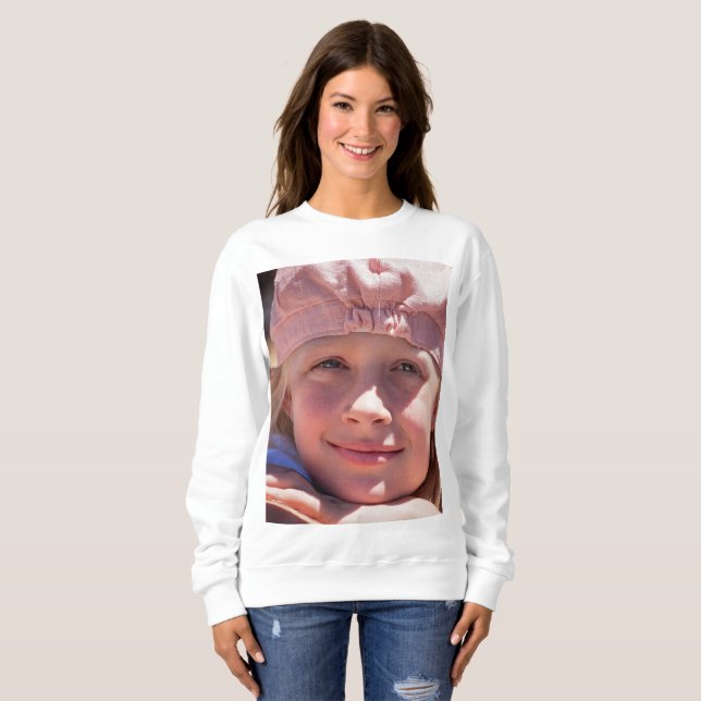 SWEATSHIRT PHOTO T-SHIRT CUSTOM T-SHIRT (Devant entier)