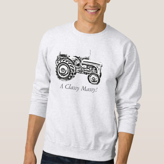 Sweatshirt photo vintage Gray massey tracteur fergison Hommes (Devant)