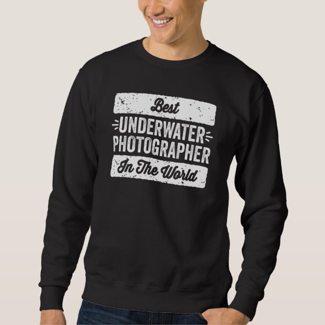 Sweatshirt Photographe de plongée sous-marine (Devant)