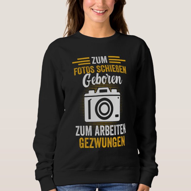 Sweatshirt Photographe Hobby Photographe Caméra numérique Pho (Devant)