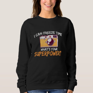 Sweatshirt Photographe Photo Hobby Camera Lens Photographie
