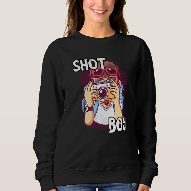 Sweatshirt Photographe Shot Boy Photo Camera Lens Photographi (Devant)