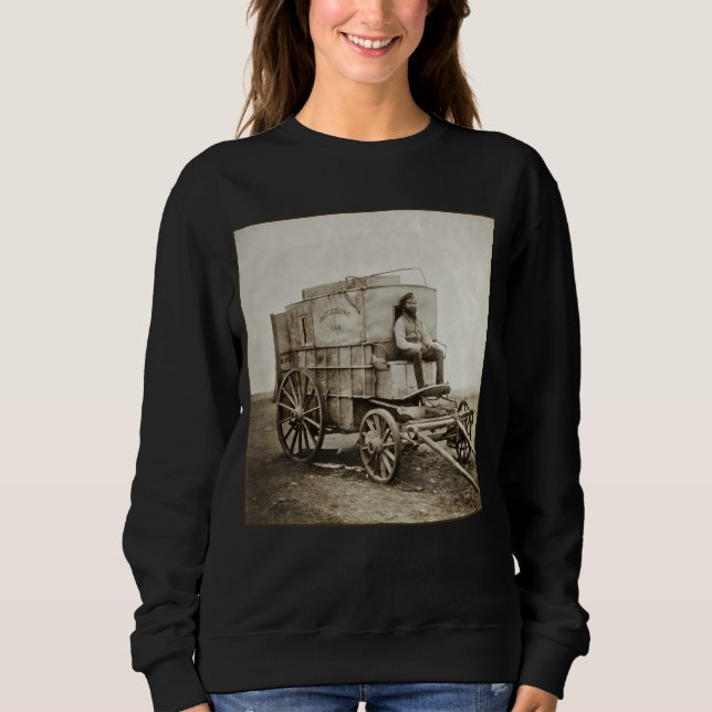 Sweatshirt Photographie Wagon de Roger Fenton Photo Réalisme (Devant)